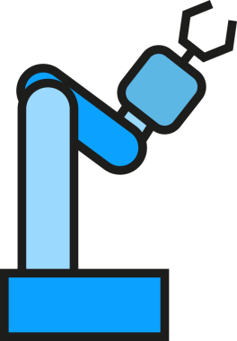 Robotik Kol Simgesi Clipart