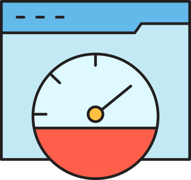 Web Hızölçer Simgesi Clipart