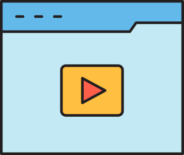 Web Video Simgesi Clipart