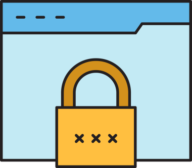 Web ve Güvenlik Asma Kilit Simgesi