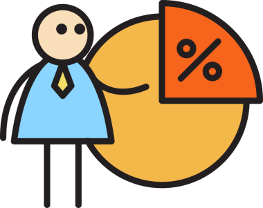 İşadamı ve Pasta Çizelgesi ŞekliName