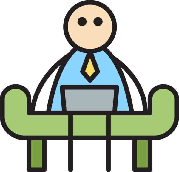 İş adamı Laptop Çubuğu Figürü üzerinde çalışıyor