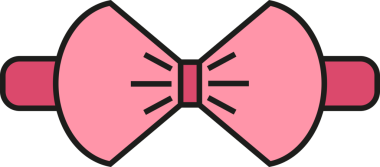 Bowtie Simge İllüstrasyonu Clipart