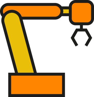 Robotik Kol Simgesi Clipart