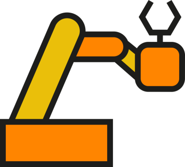 Robotik Kol Simgesi Clipart