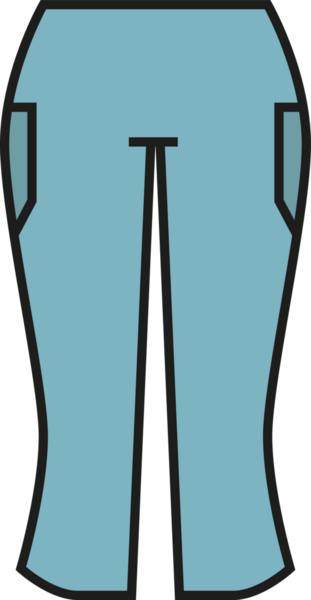 Kadın Pantolonu Simgesi Clipart