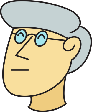 Erkek Yüzlü Avatar Clipart