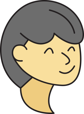 Erkek Yüzlü Avatar Clipart