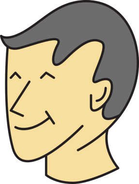 Erkek Yüzlü Avatar Clipart