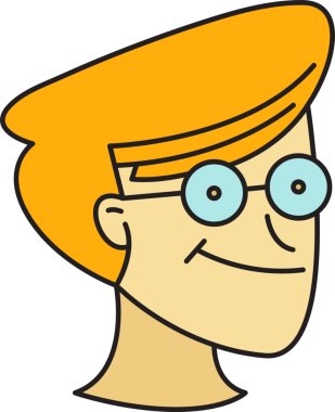 Erkek Yüzlü Avatar Clipart