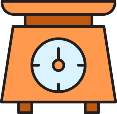 Mutfak Ölçeklendirme Simgesi Clipart