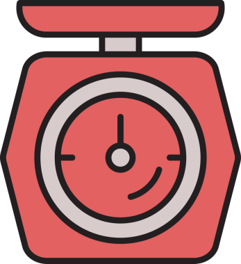 Mutfak Ölçeklendirme Simgesi Clipart