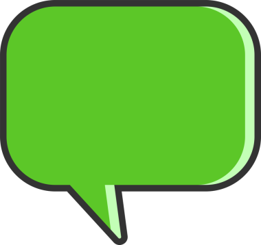 Yeşil Konuşma Baloncuğu İllüstrasyonu