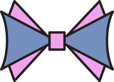 Mor Fiyonk Kravat Çizimi