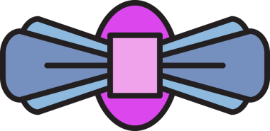 Mor Fiyonk Kravat Çizimi