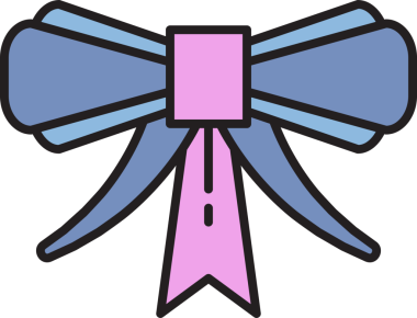 Mor Fiyonk Kravat Çizimi