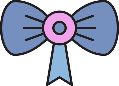 Mor Fiyonk Kravat Çizimi