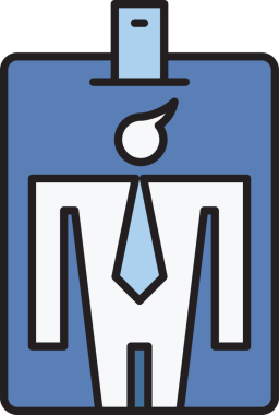 Çalışan Kart Simgesi Clipart