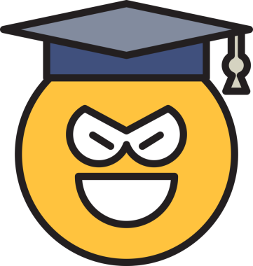 Gülümse Öğrenci Emoji Clipart