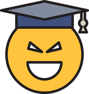 Gülümse Öğrenci Emoji Clipart