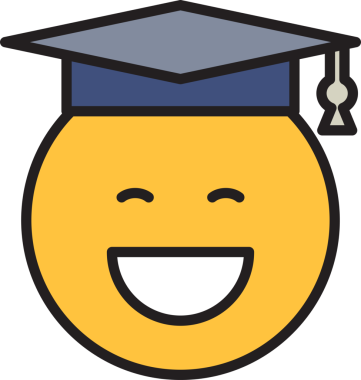 Gülümse Öğrenci Emoji Clipart