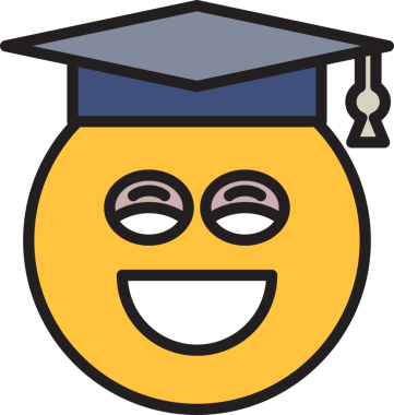 Gülümse Öğrenci Emoji Clipart