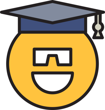 Gülümse Öğrenci Emoji Clipart