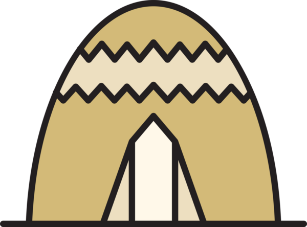 Çadır Simgesi İllüstrasyon Clipart