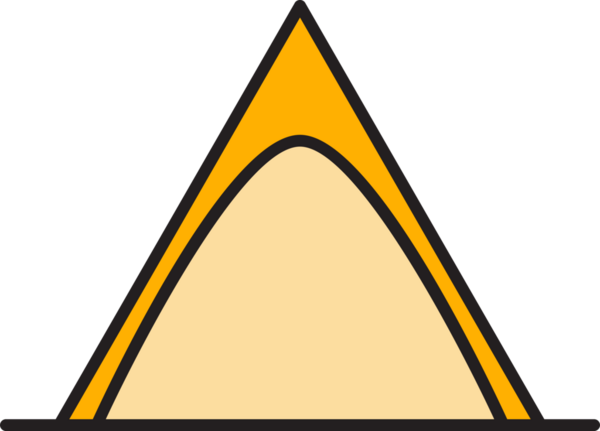 Çadır Simgesi İllüstrasyon Clipart