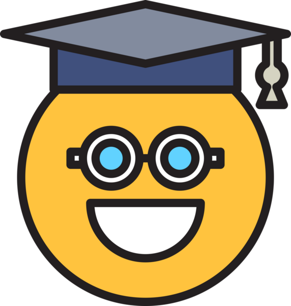 Gülümse Öğrenci Emoji Clipart