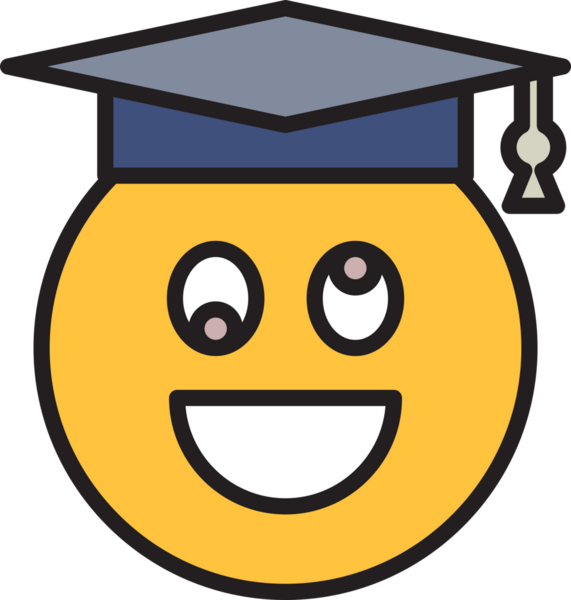 Gülümse Öğrenci Emoji Clipart