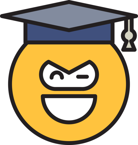 Gülümse Öğrenci Emoji Clipart