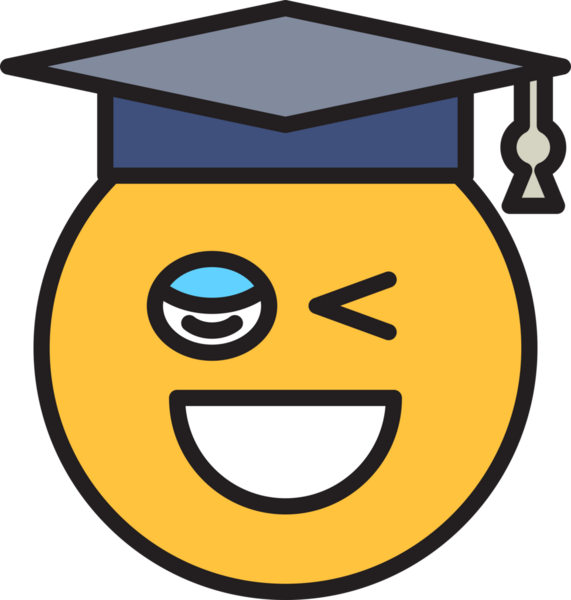 Gülümse Öğrenci Emoji Clipart