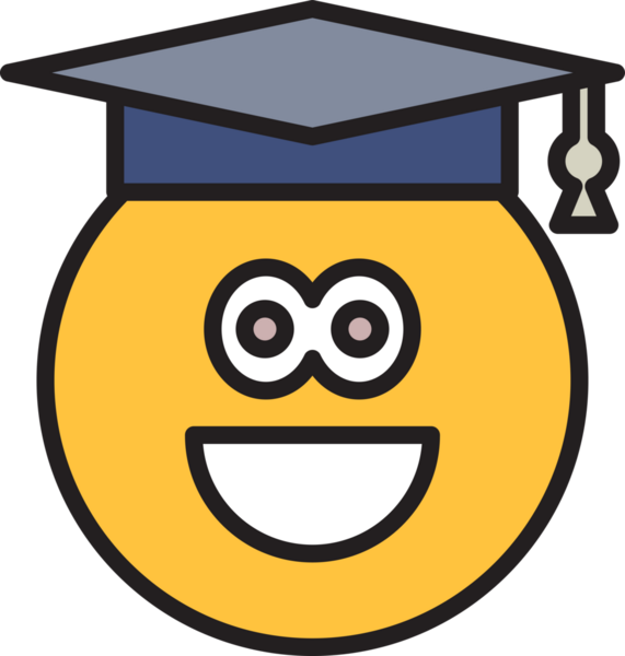 Gülümse Öğrenci Emoji Clipart