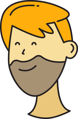 Sakal Adam Karakter Başlığı Simgesi