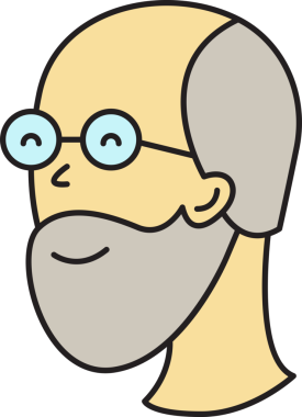 Sakal Adam Karakter Başlığı Simgesi