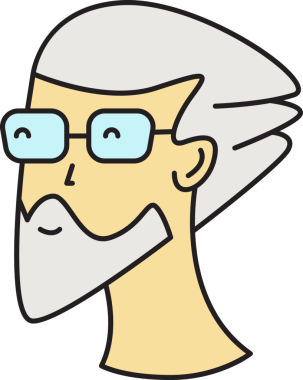 Sakal Adam Karakter Başlığı Simgesi