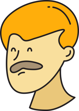 Sakal Adam Karakter Başlığı Simgesi