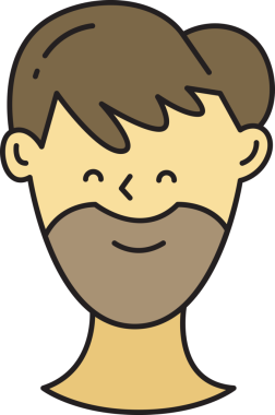 Sakal Adam Karakter Başlığı Simgesi