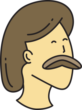 Sakal Adam Karakter Başlığı Simgesi