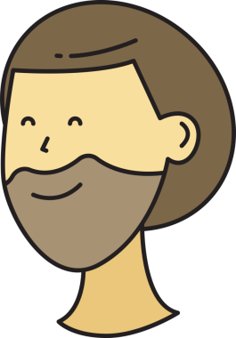 Sakal Adam Karakter Başlığı Simgesi