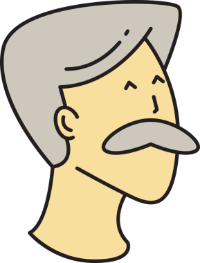 Sakal Adam Karakter Başlığı Simgesi