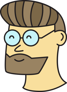 Sakal Adam Karakter Başlığı Simgesi