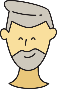 Sakal Adam Karakter Başlığı Simgesi