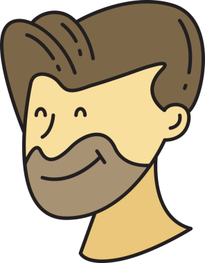 Sakal Adam Karakter Başlığı Simgesi