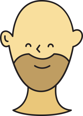 Kel Adam Karakteri Başlık Simgesi