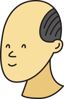 Kel Adam Karakteri Başlık Simgesi