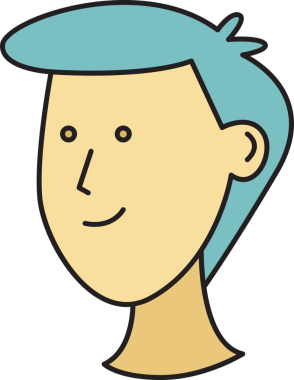 Erkek Karakter Başlığı Simgesi