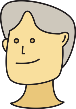 Erkek Karakter Başlığı Simgesi