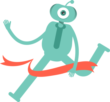 Komik Canavar Karakteri Clipart